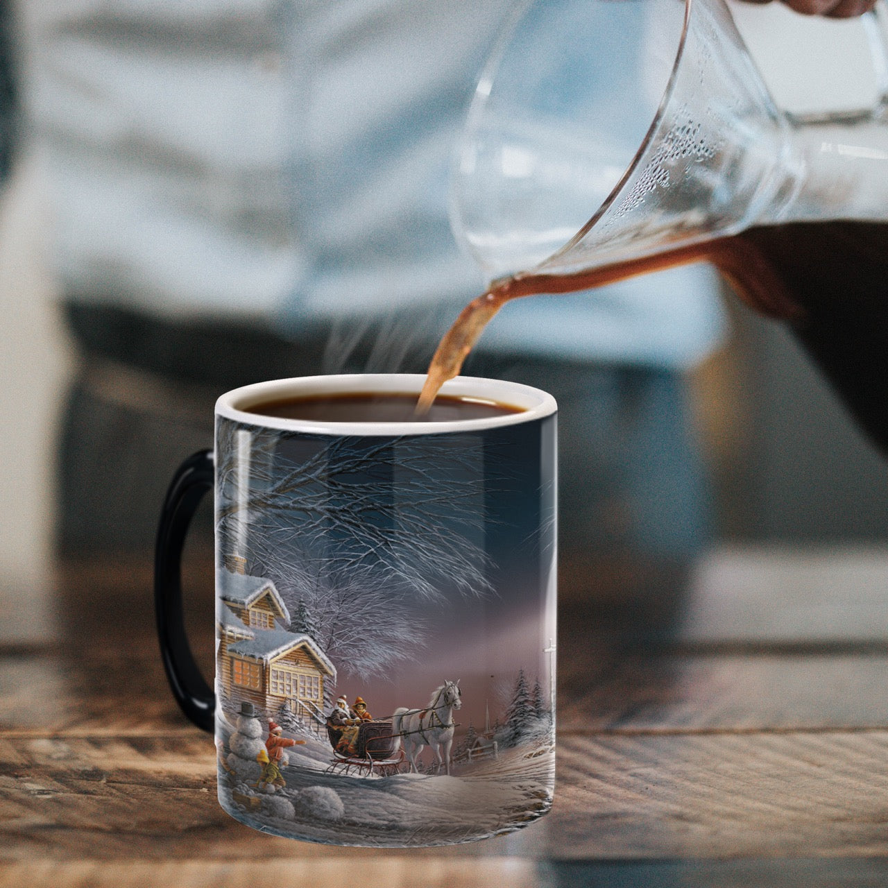 Wild Wings (Winter Wonderland) Morphing Mugs®  Heat-Sensitive Mug MMUG1597